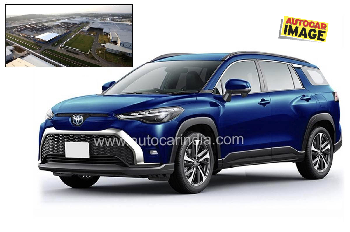 Toyota SUV, Toyota plants in India, Corolla Crossbased three